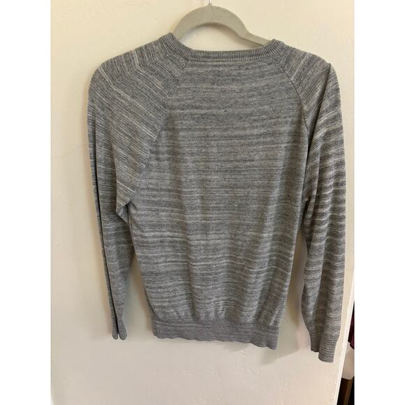 J. Crew Sweater Women's X-Small Gray Cotton - Picture 3 of 3